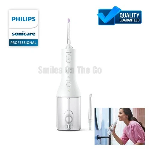 PHILIPS SONICARE POWER Flosser3000 Cordless White Oral Plaque Irrigator
