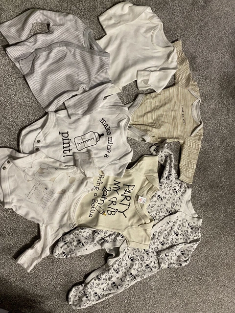 unisex baby clothes bundle 0-3 months