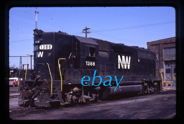 Orig Slide Norfolk & Western N&W NW #1388 GP40 1978