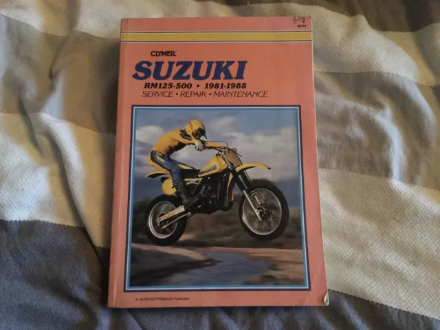 Clymer Suzuki RM125-500 1981-1988 Service / Repair / Maintenance book