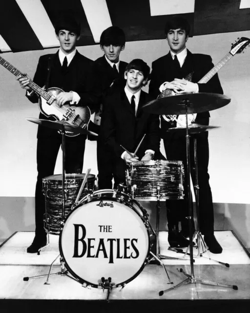 The Beatles Paul McCartney, John Lennon, Ringo Starr, Harrison Together Black An