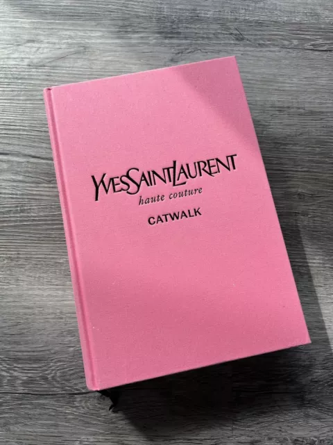 YVES SAINT LAURENT CATWALK DISPLAY BOOK BOX PINK — Forum4 Collections