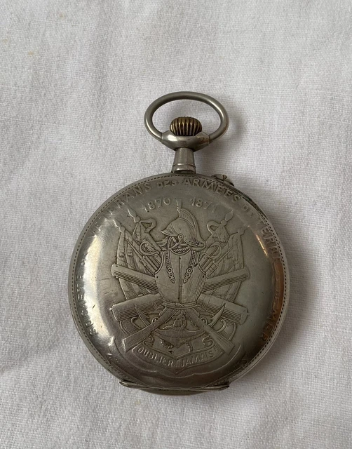 Ancienne Montre de Poche Argent, Style Art Déco, Collection (Defekt) in