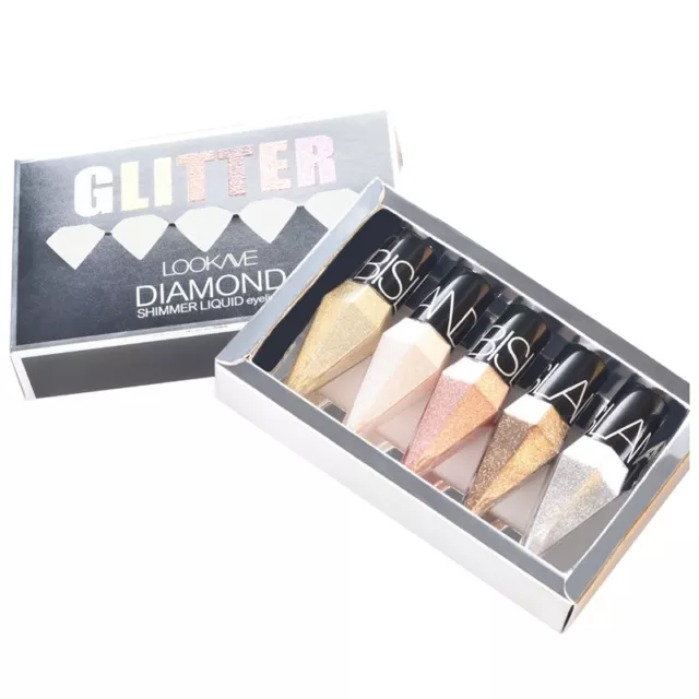 Glitter Eyeliner Fard à PaupièRes ImperméAble Diamant Couleur Glitt3461