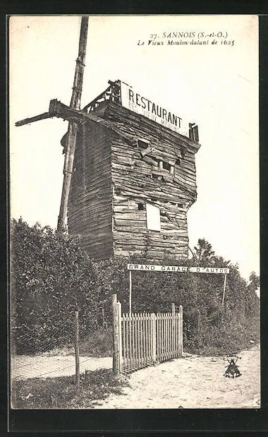 CPA Sannois, Le vieux Moulin dating from 1625