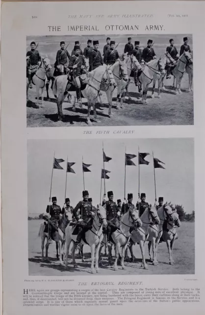 1897 Boer War Imperial Ottoman Army Fifth Cavalry The Ertogrul Regiment