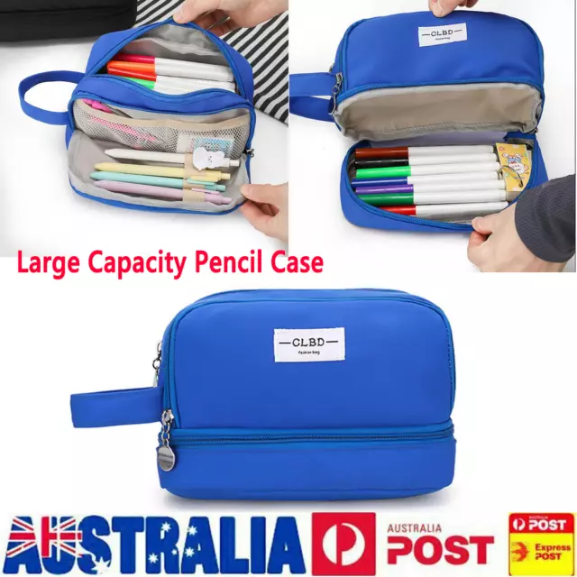 Large Capacity Pencil Bag Aesthetic School Cases Girl Korean