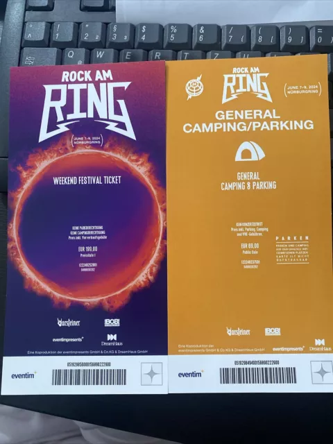 Rock Am Ring 2024 Weekend Festival Ticket + General Camping/Parking