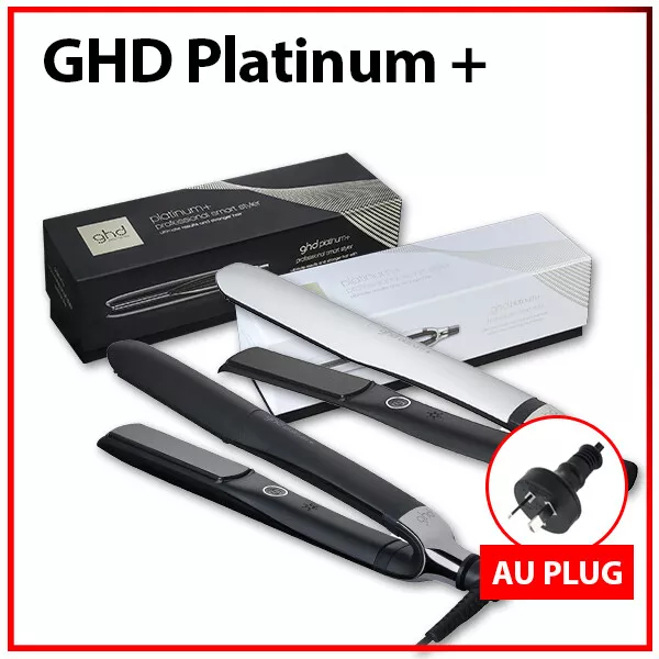 ghd Platinum + Plus Professional Styler Black White Women Iron Hair Straightener