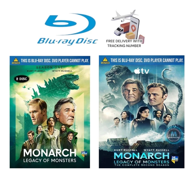 MONARCH: LEGACY OF Monsters Movie TV Film 2-Disc Blu-ray Region Free  Shipping $24.85 - PicClick