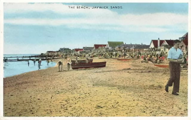 Two 1950's JAYWICK SANDS    Clacton on Sea Essex  Postcards