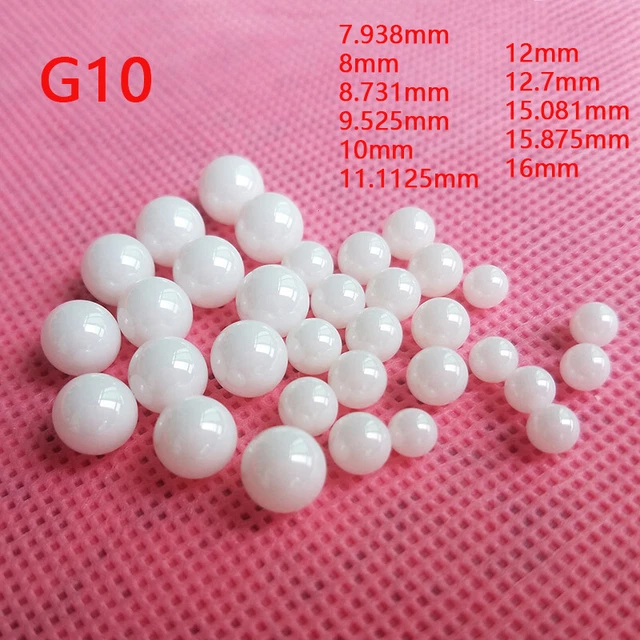 Grade 10 Zirkonia Oxid Kugel 7.938mm-16mm G10 keramische Lagerkugeln Polnisch