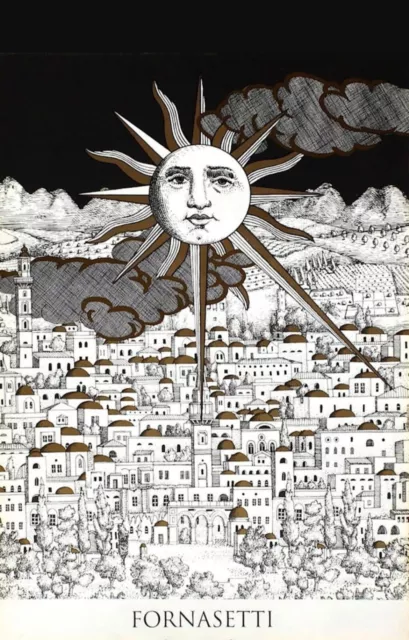 Sole Su Gerusalemme di Piero Fornasetti