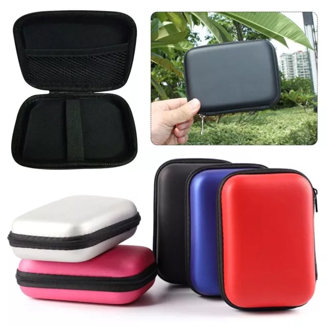 Portable 2.5" USB External Cable Hard Drive Disk HDD Cover Pouch Case Carry 2023