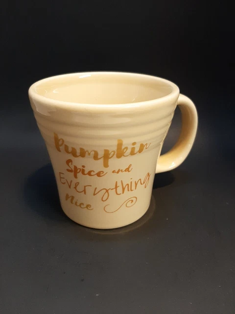 Fiesta Coffee Mug Pumpkin Spice And Everything Nice   H5