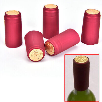 10 uds Cubierta de botella de vino Sello de botella de vino Accesorios PVC Tapa retráctil Suministro de Tapa Retráctil^YB