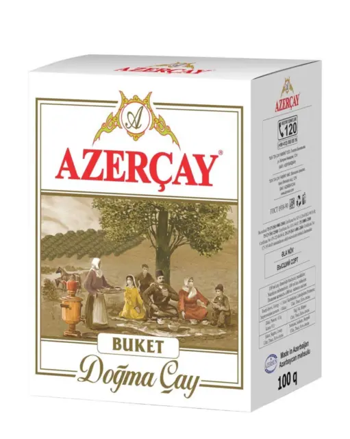 Secchio tè nero Azercay 100 g dall'Azerbaigian Азерчай Букет