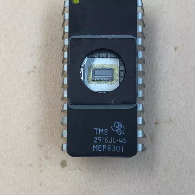 QTY-1 TMS2516JL-45 TI TMS2516JL Ceramic 24-PIN DIP 2Kx8 EPROM