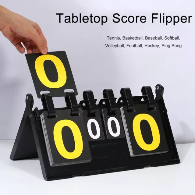 PORTABLE FLIP SCOREBOARD for Various Sports Including Soccer and ...