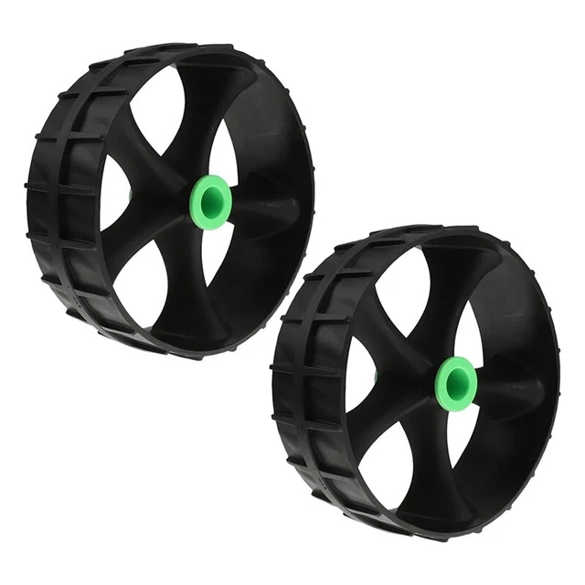 Ruote Da 25.4cm Per Carrello Kayak - Gomma Solida A Prova Di Foratura, Carico 150kg, Diametro Albero 2.3cm
