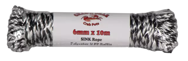 Crab'n Gear 6mm x 10m Sink Rope