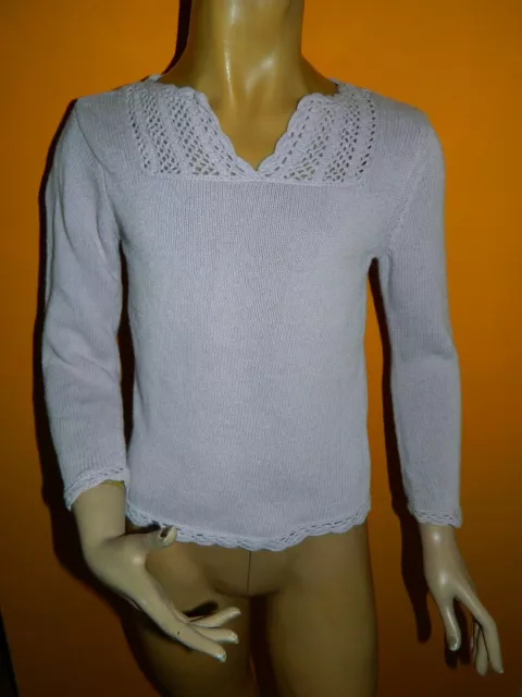 Pull en crochet fille T 6 ans "Okaidi"