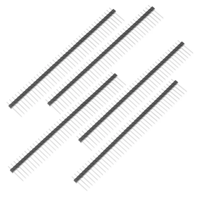 30PCS Header Pin Straight Einreihiges PCB Connector Strip-Zubehör