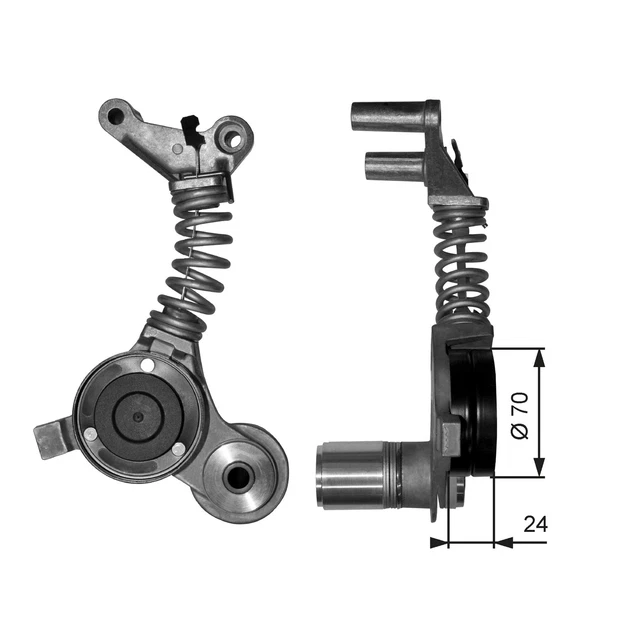TENDEUR DE COURROIE (COURROIE D'ACCESSOIRE) AUDI A4 B6 DéCAPOTABLE 3.0 QUATTRO