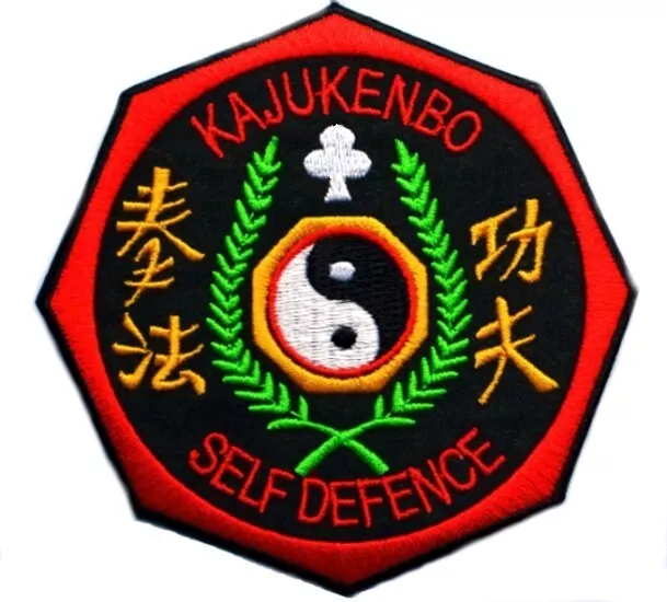 Kajukenbo Self Defence Patch (4") Iron-on Badge Hawaii Kimono Martial Arts Crest