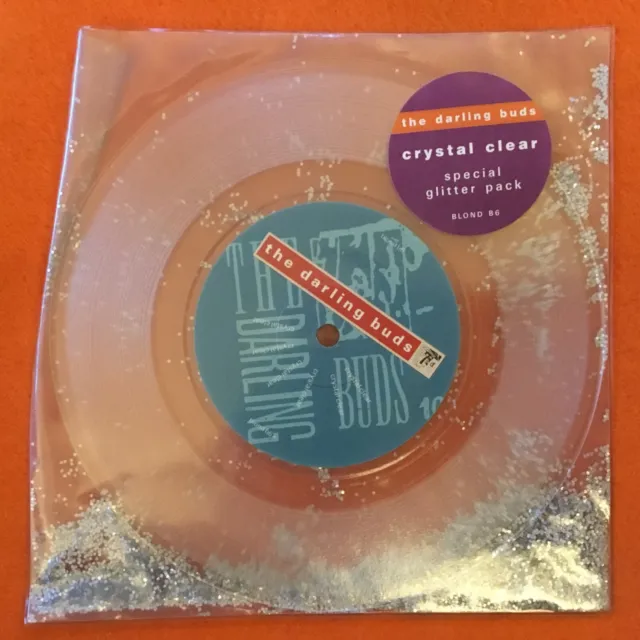 Darling Buds- Crystal Clear- Epic Records 7” 1990 (Glitter Pack)