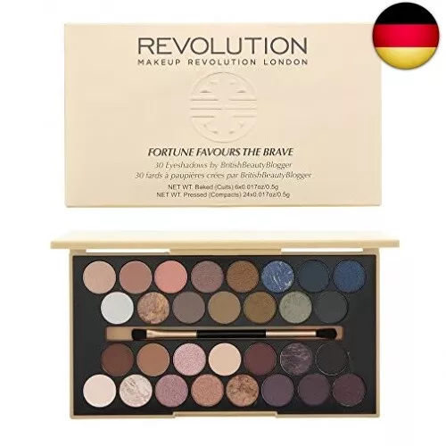 Makeup Revolution Palette - Lidschatten - Fortune Favours The Brave, 16 g