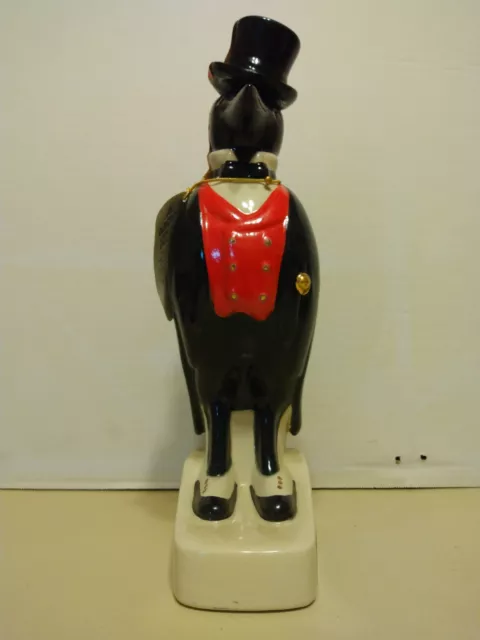 Vintage Old Crow Figural Porcelain Kentucky Bourbon Whiskey Decanter 13” Bottle