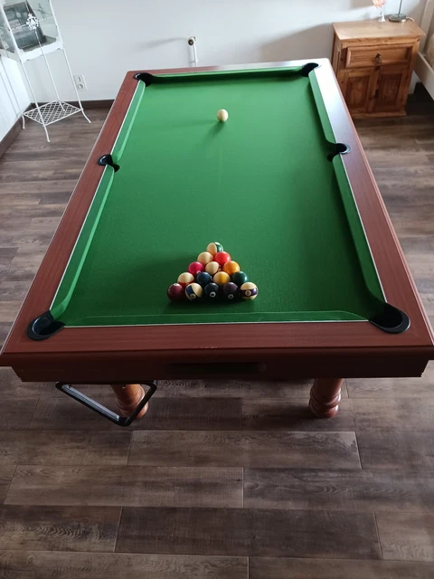 Billard Américain Pliant René Pierre – Dimensions 183x102x80 Cm, 70 Kg, Avec Accessoires