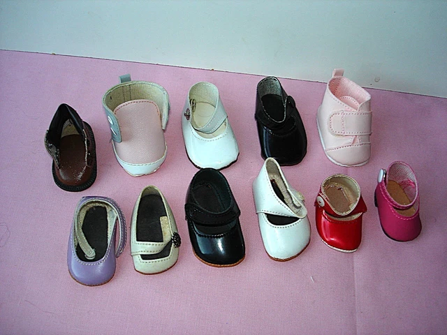 Mini Chaussures Poupée Raynal Caroline 1953 – PVC Vintage Années 50