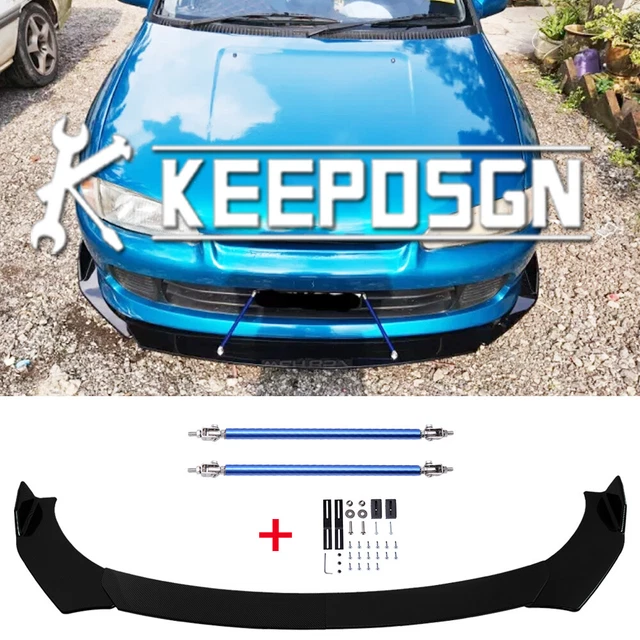 FOR MITSUBISHI MIRAGE Lancer EVO X Front Bumper Lip Splitter Spoiler