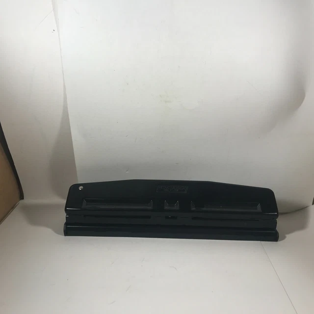 Vintage PUNCHODEX 3 Hole 2 Hole Heavy Duty Metal Paper Punch Model P-39