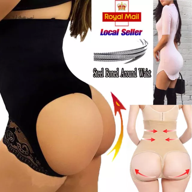 HIGH WAIST TUMMY Control Butt Lifter Easy Body Shaper Shorts Slimming  Panties UK £14.79 - PicClick UK