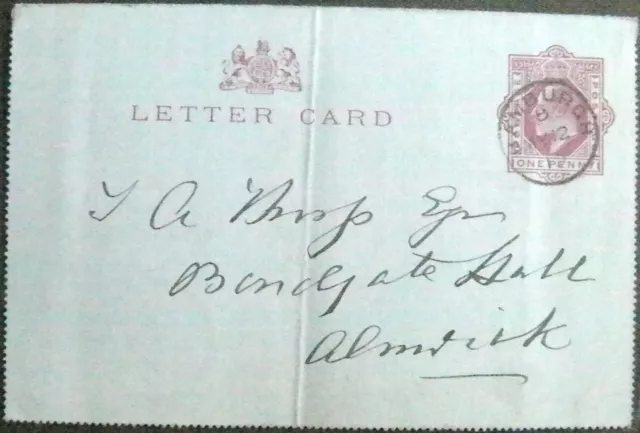 GB - King Edward VII - One Penny Letter Card - Postal Stationery - 1910
