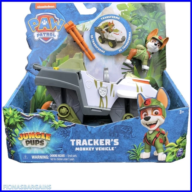 PAW PATROL JUNGLE Pups Tracker's Monkey Vehicle & Figure * NEW * £18.95 ...