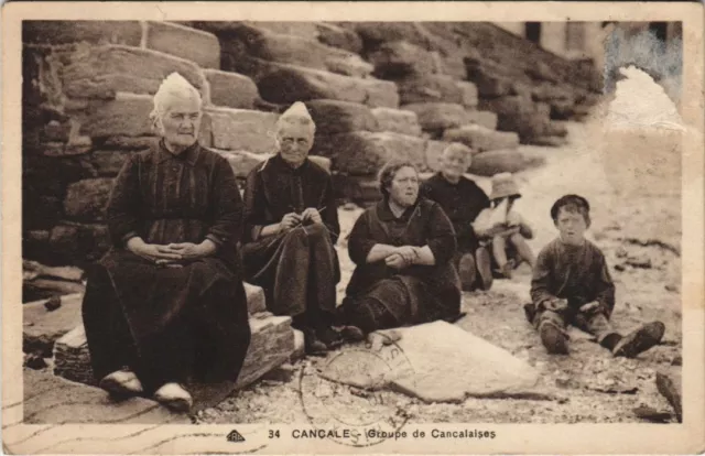 CPA Cancale Groupe de Cancalaises (1236401)