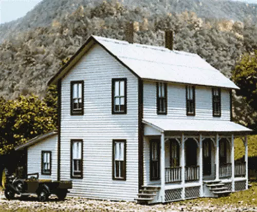 American Model Builders HO Two-Story Farm House LASERkit Kit 140