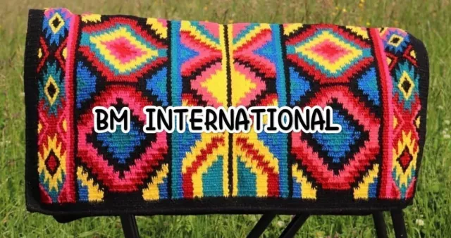 Horse Western Show Saddle pad Show Pad Saddle Blanket Top Wool Pad Sensor