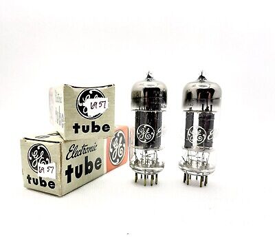 GE 6CS7 Tubes. Perfect Condition, Match, and Condition. Leben CS600