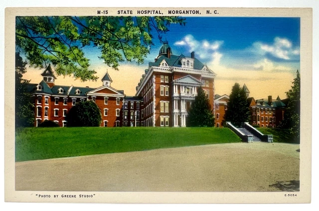 State Hospital Morganton NC Asheville Postcard Co WB Postcard Unposted
