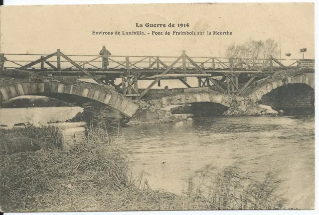 CPA-54  - Environs de Luneville - Pont de Fraimbois sur la Meurthe