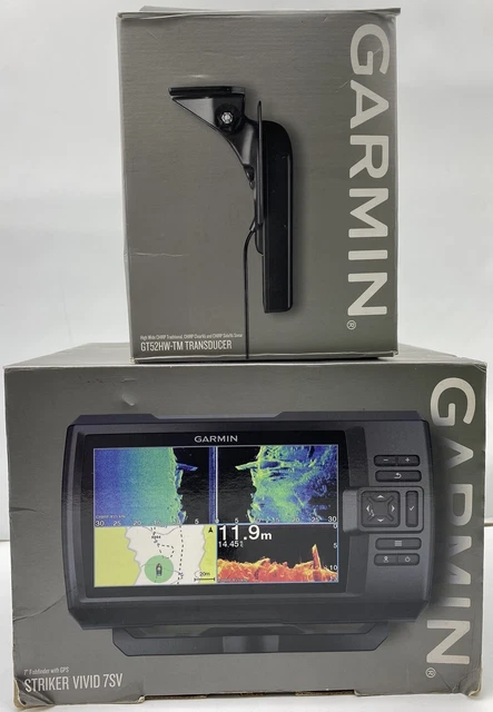 GARMIN STRIKER VIVID 7SV GPS + GT52HW-TM Trasduttore (NUOVO - LEGGI ...