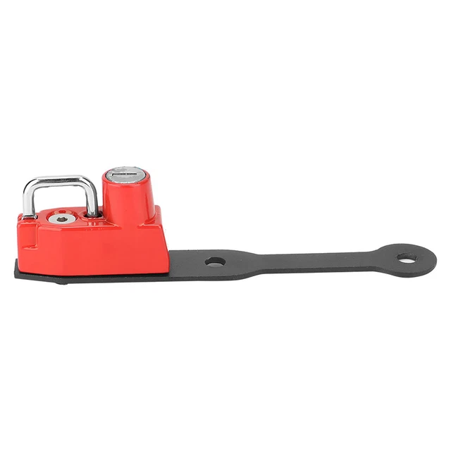 (Rouge)Serrure De Casque Antivol De Moto Côté Gauche Pour CBR400R CBR500R