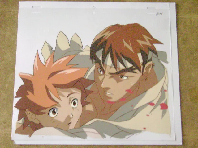 Street Fighter Zero Ryu Anime Production Cels and Animation, Lot #11137