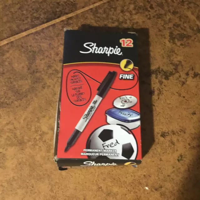 Sharpie Stylo Pen Ultra Fine Tip 0.3mm Fibre 4 Pack Black Red Blue Green