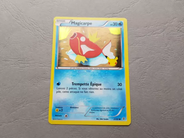 Pokemon Card XY - 22/83 Generations - Magicarp 30PV HOLO Promo LOGO 20 Years FR